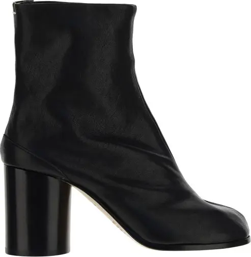 Black Lamb Ovis Aries Ankle Boots