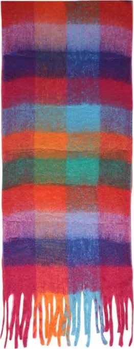 Orange Recycled Polyester Scarf