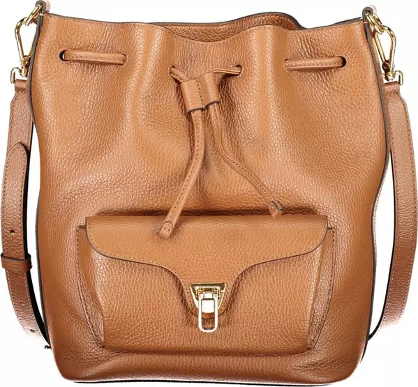 Marrone Leather Women Bucket Bag