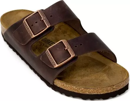 Brown Synthetic Flat Sandals
