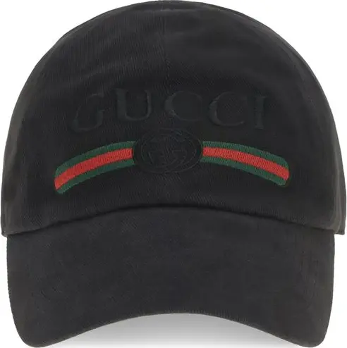 Black Cotton Cap (Baseball Hat)