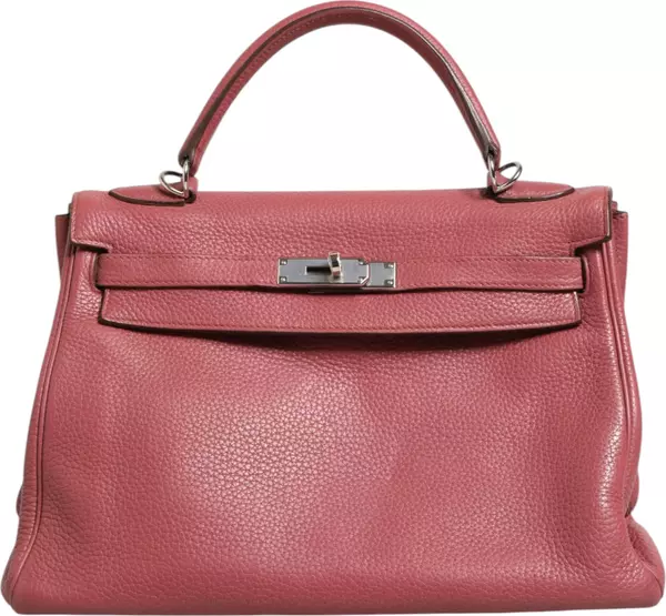 Kelly 32 Rouge H Togo Retourne Palladium