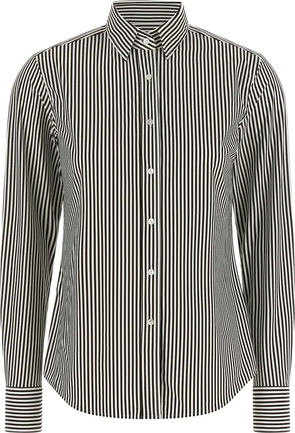 Bicolor Polyamide Blouse