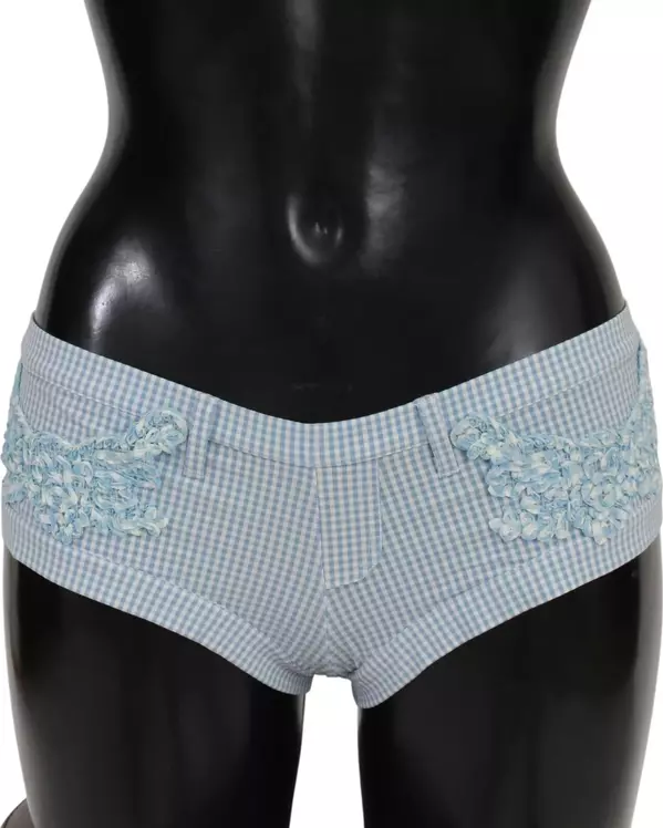 Blue Beachwear Bottoms Swimsuit Shorts