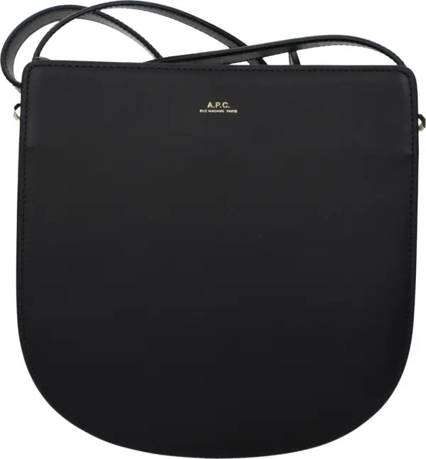 Black Leather Crossbody Bag