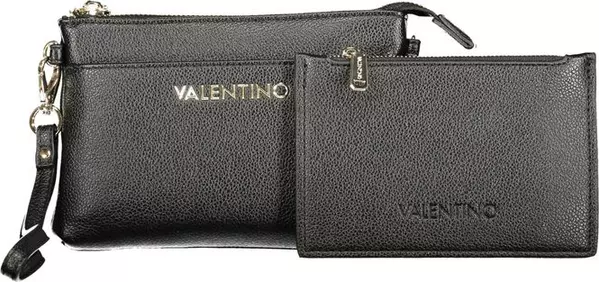 Black Polyurethane Womens Wallet