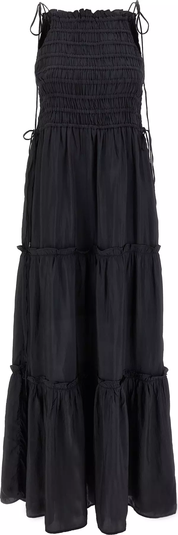 Gray Viscose Long Dress