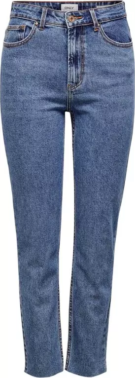 Blue Cotton Mom Jeans