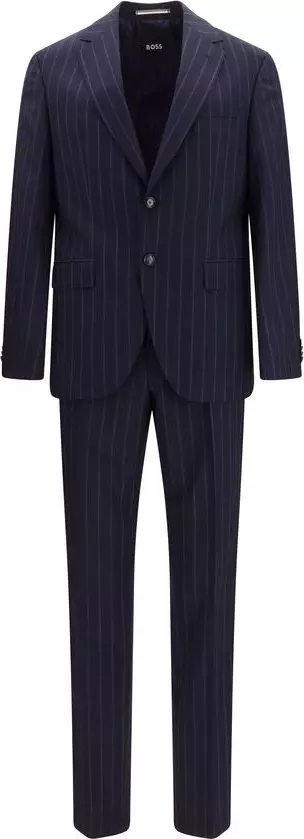 Blue Wool Oves Aries Two-Piece Suit