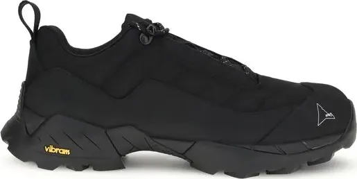 Black Polyamide Athletic Sneakers