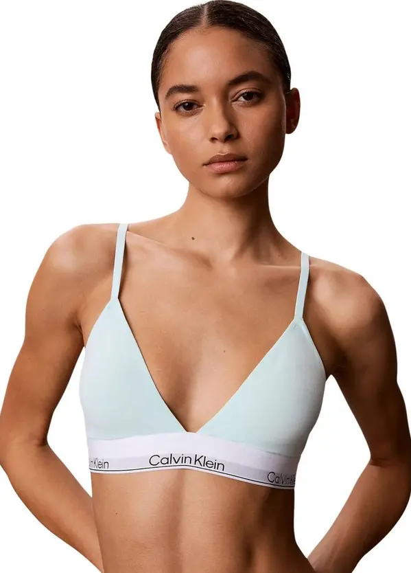 Green Cotton Bra