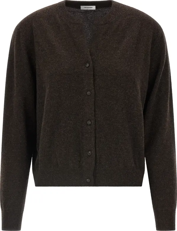 Brown Cashmere Cardigan