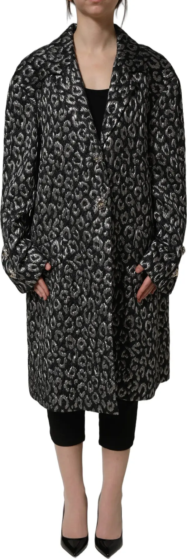 Brown Mohair Belted Long Trench Coat Jacket
