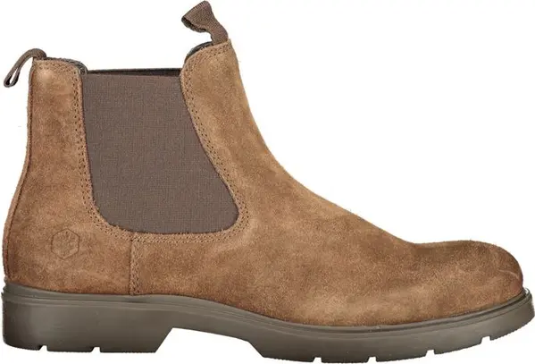 Marrone Leather Men Ankle Boot