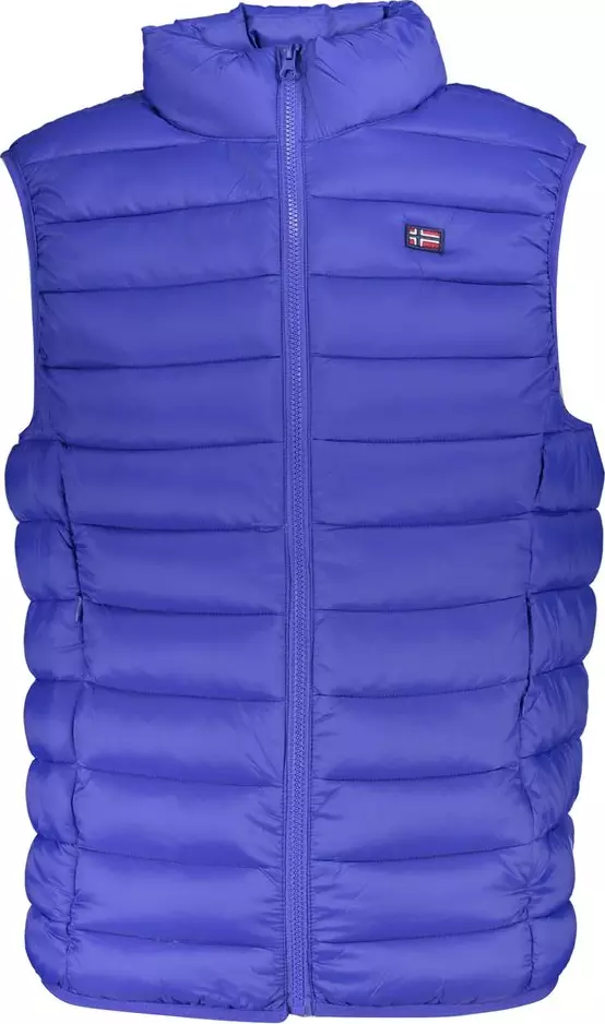 Blu Poliammide Men Vest