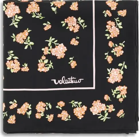 Black Silk Scarf