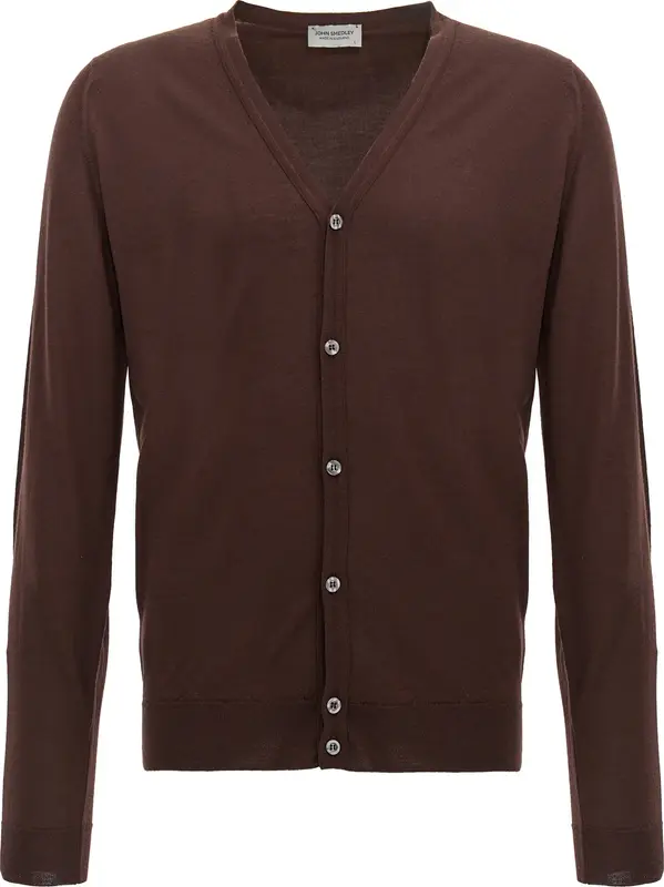 Brown Wool Cardigan