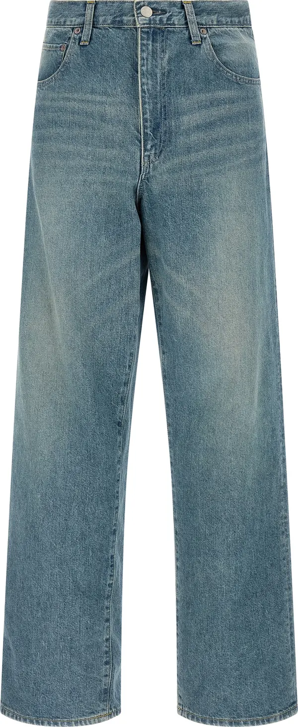 Blue Cotton Jeans Denim