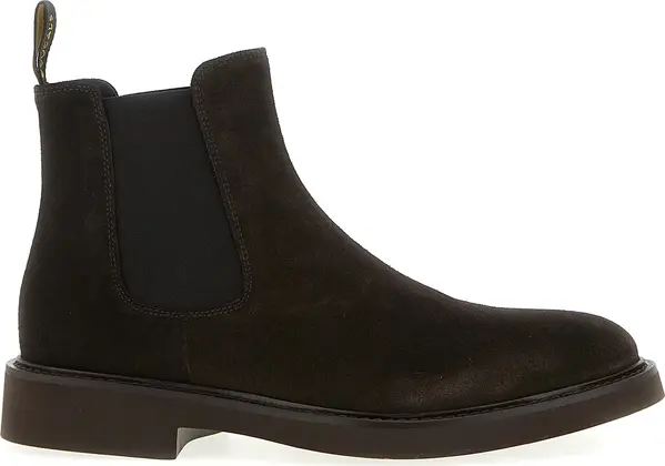 Brown Calfskin Chelsea Boots