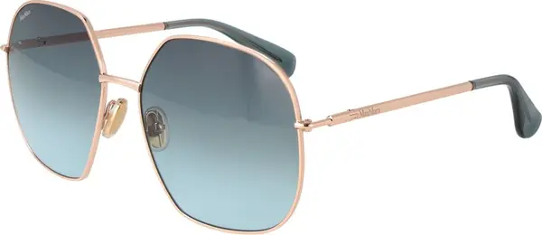 Rose Gold Metal Sunglasses