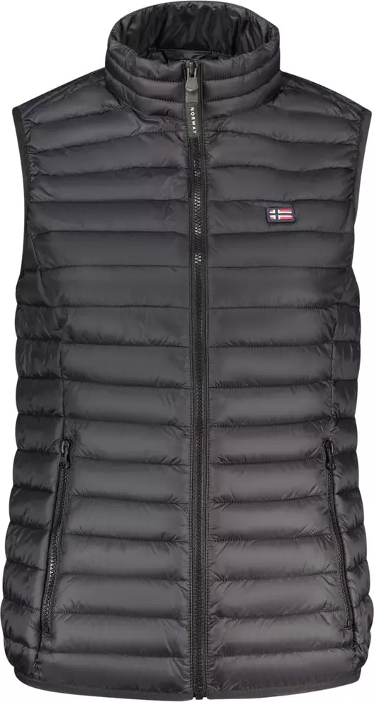 Black Poliammide Women Vest
