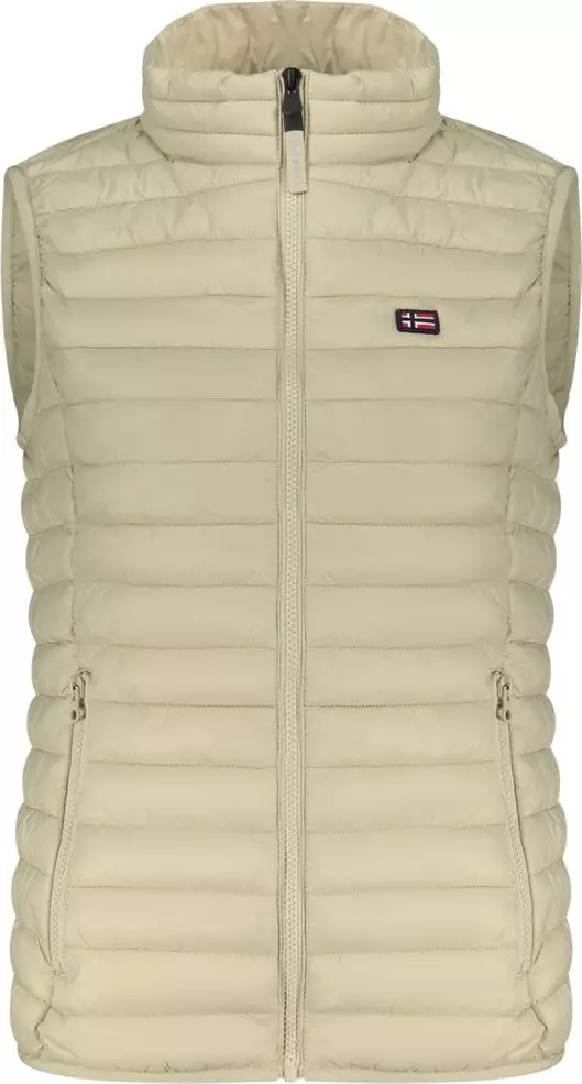 Beige Poliammide Women's Gilet