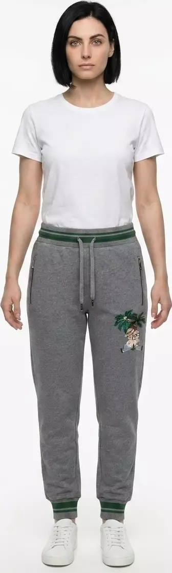Gray Cotton Joggers (Workout Pants)