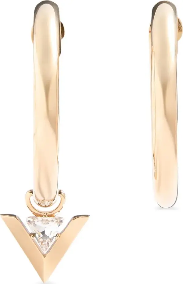 Gold Brass Earrings