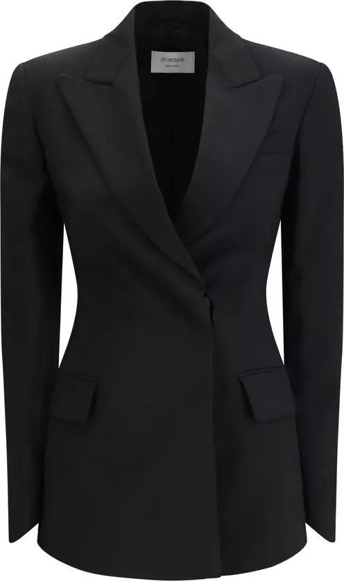 Black Wool Oves Aries Blazer