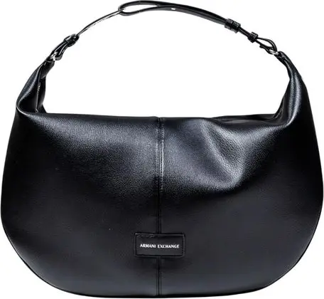 Black Polyester Handbag