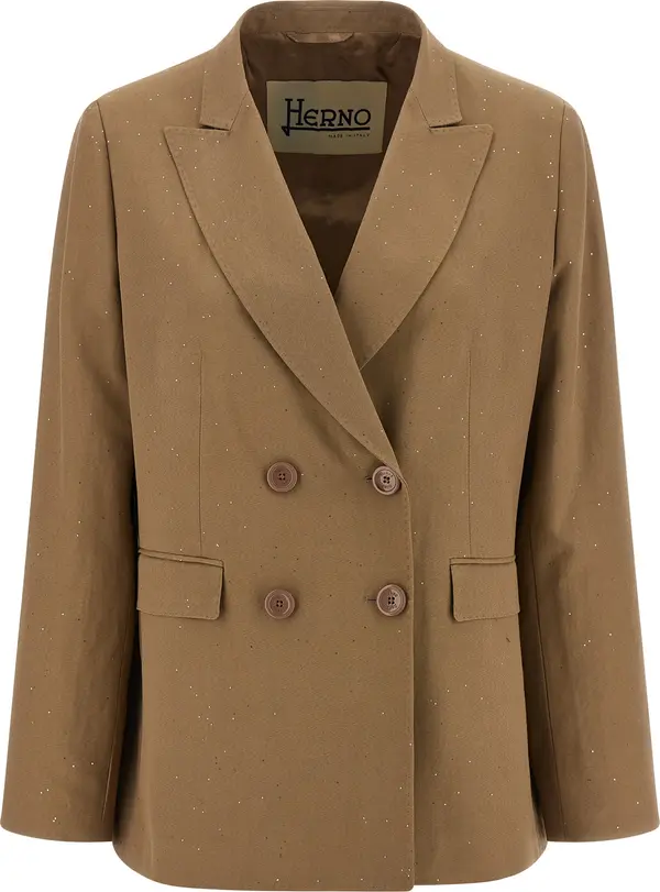 Beige Viscose Blazer