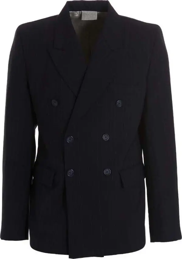Blue Virgin Wool Blazer