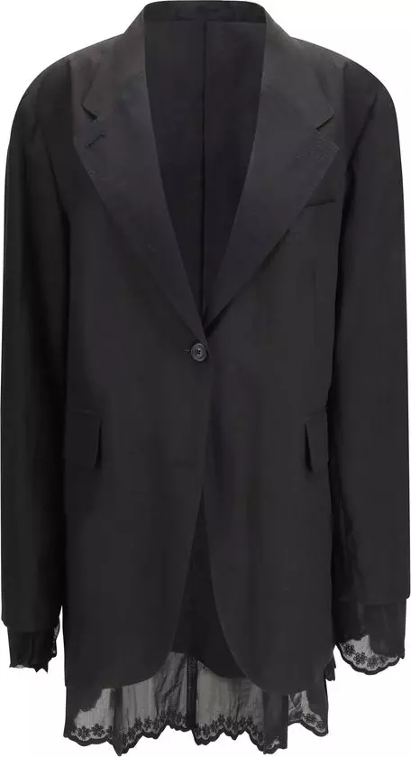 Black Linen Blazer