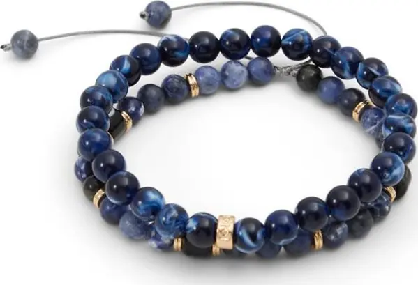 Blue Elastane Bracelet