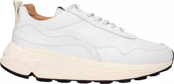 White Leather Chunky Sneakers