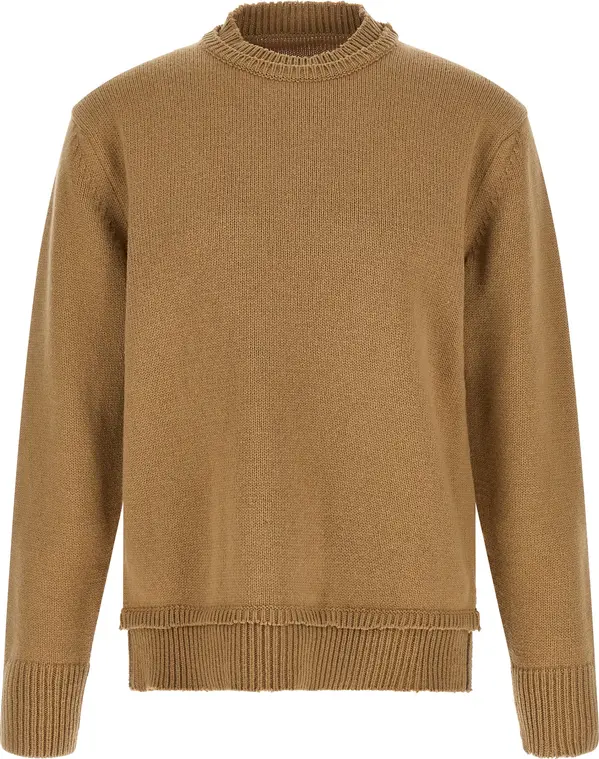 Beige Wool Cardigan