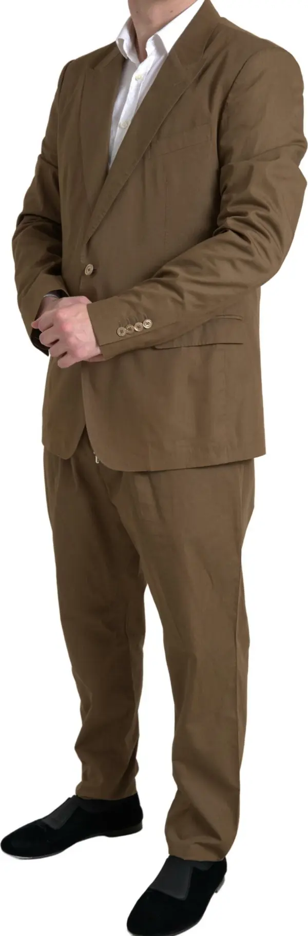 Brown 2 Piece Single Breasted TAORMINA Suit