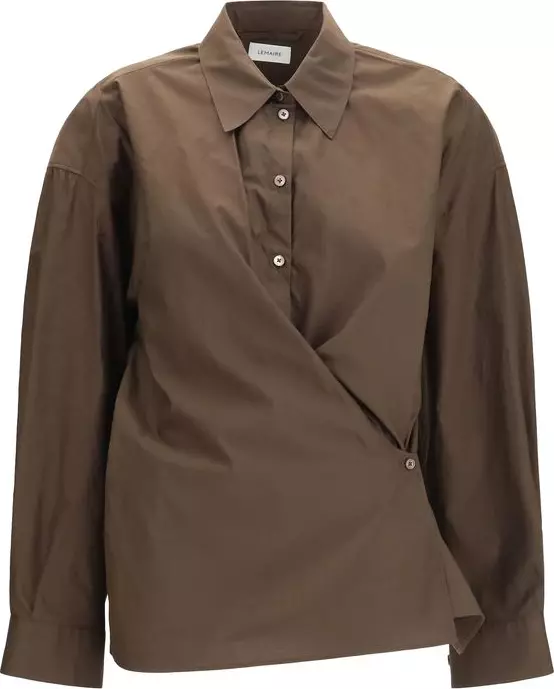 Brown Cotton Shirt