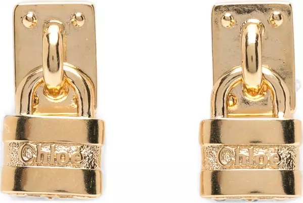 Gold Brass Earrings