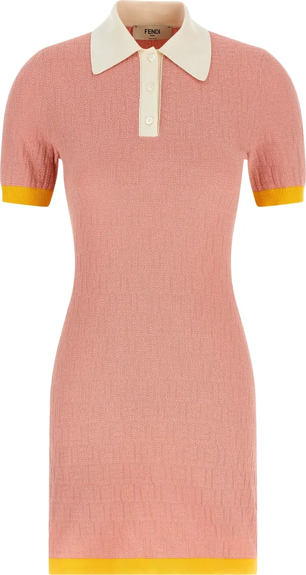 Multicolor Cotton Short Dress