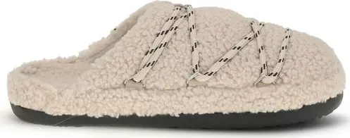 Beige Polyamide Flats