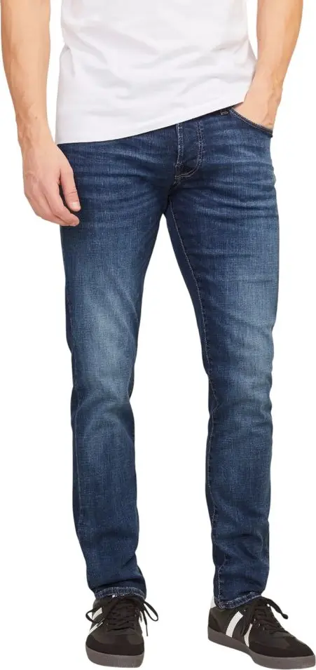 Blue Cotton Relaxed Fit Jeans