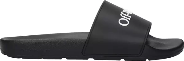 Black Cotton Slippers