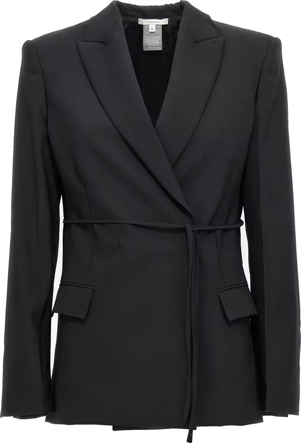 Black Virgin Wool Blazer