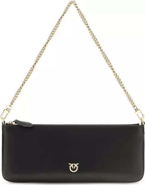 Black Calf Leather Bos Taurus Shoulder Bag