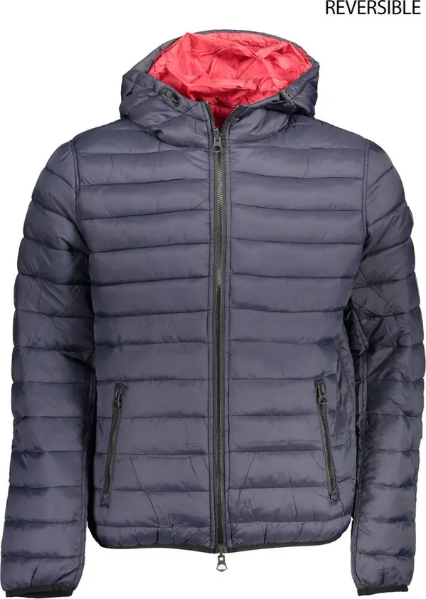 Blue Nylon Men's Jacket