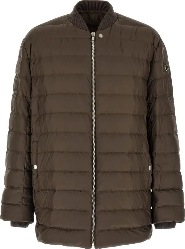 Brown Polyester Bomber