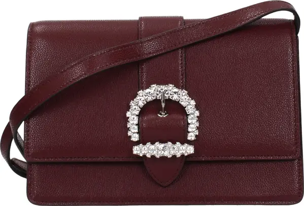 Red Leather Crossbody Bag