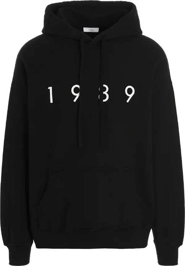 Black Cotton Sweatshirt