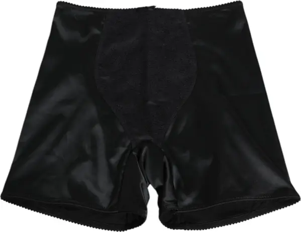 Black Silk Stretch Slip Cycling Women Underwear
